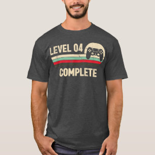 T-shirt 4 Anniversaire Mariage Pour Deux Niveaux 4 Terminé