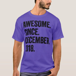 T-shirt 4 Ans Décembre 2018 4e anniversaire2