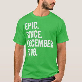 T-shirt 4 Ans Décembre 2018 4e anniversaire3