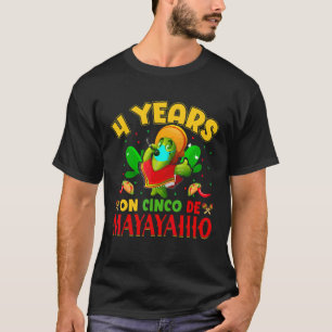 T-shirt 4 Ans Sur Cinco De Maya Cinco De Mayo Mexicaine