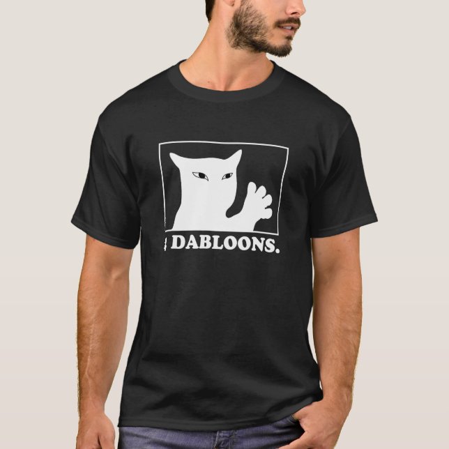 T-shirt 4 dabloons - 4 doublons - 4 dabloons chat (Devant)