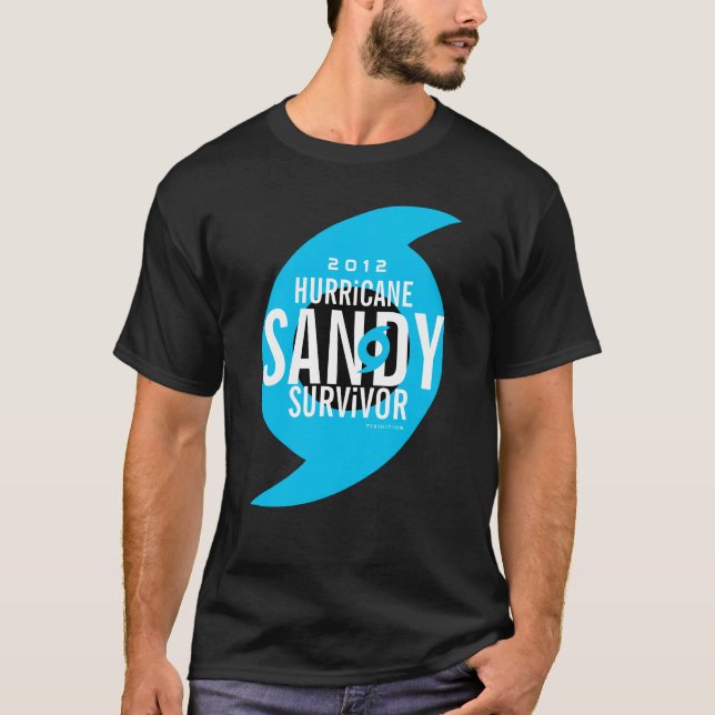 T-shirt 4 de survivante de Sandy d'ouragan (Devant)