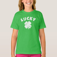 T-shirt 4 feuilles Lucky Clover St. Patrick's Day