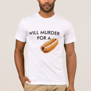 T-shirt 4 hot dogs affamés