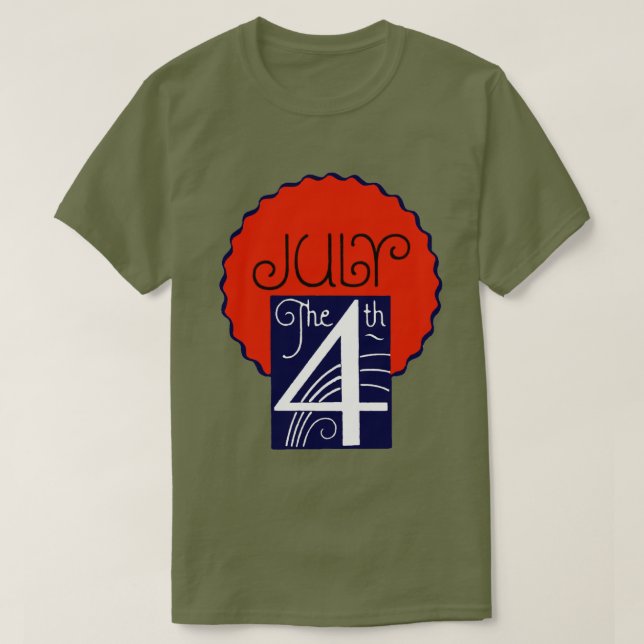 T-shirt 4 juillet (Design devant)