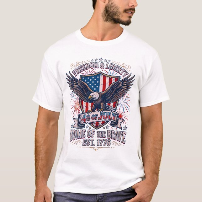 T-shirt 4 juillet  (Devant)