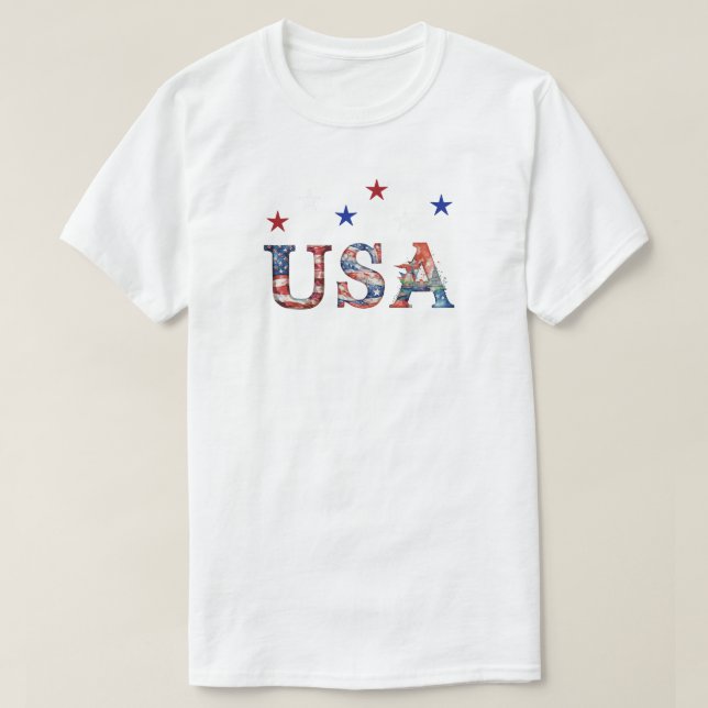 T-shirt 4 juillet (Design devant)
