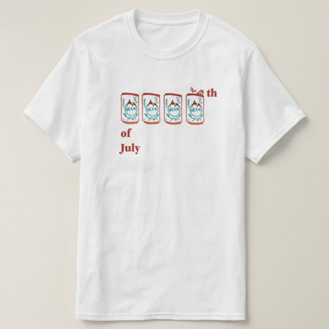 T-shirt 4 juillet (Design devant)