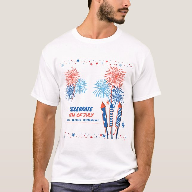 T-shirt 4 juillet  (Devant)
