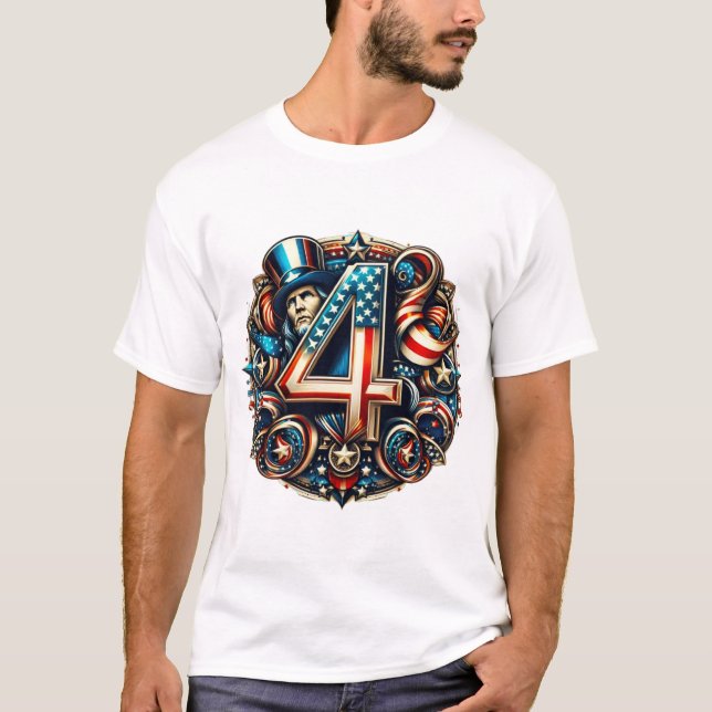 T-shirt 4 JUILLET (Devant)