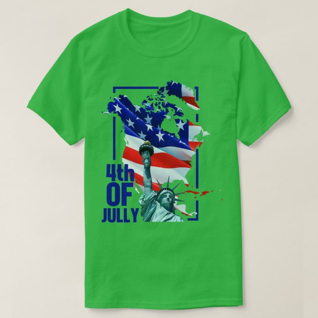 T-shirt 4 juillet (13) (Design devant)