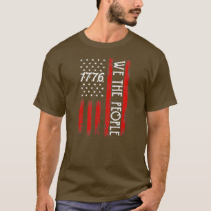 T-shirt 4 juillet 1776 s Pour Hommes Nous Le Peuple Améric