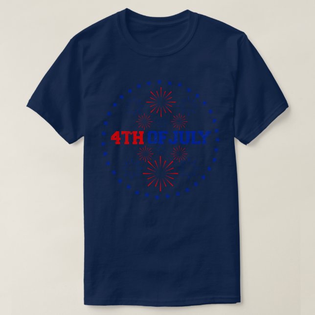 T-shirt 4 juillet (5) (Design devant)