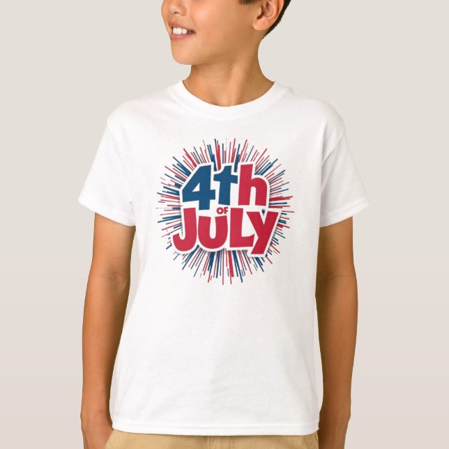 T-shirt 4 juillet-98146 (Devant)
