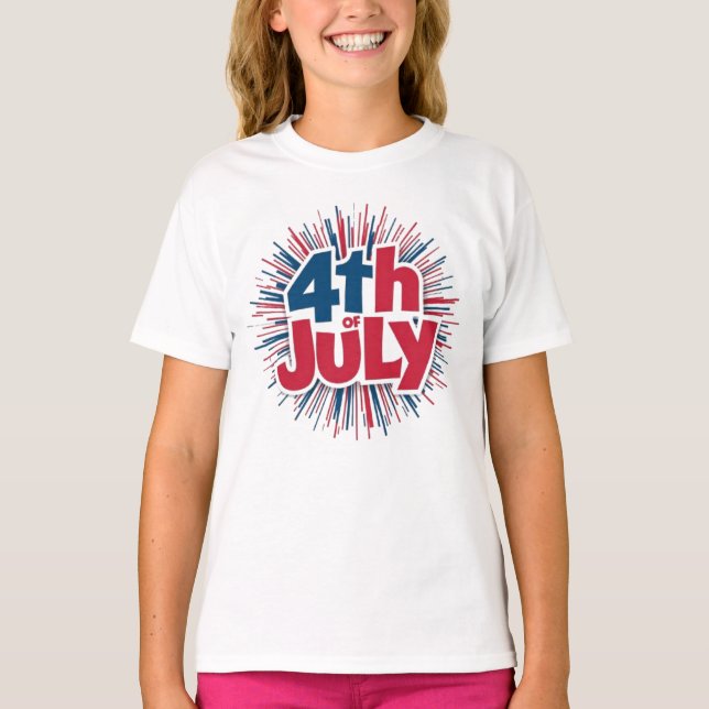 T-shirt 4 juillet-98146 (Devant)