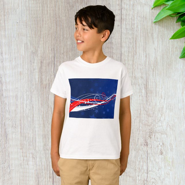 T-shirt 4 Juillet Abstrait (Créateur téléchargé)