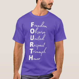 T-shirt 4 Juillet Acronyme 4 Juillet (2)
