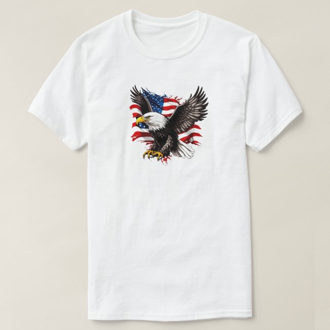 T-shirt 4 juillet Aigle (Design devant)