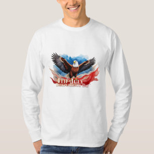 T-shirt 4 juillet Aigle – Conception d'art patriotique