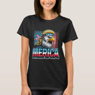 T-shirt 4 juillet Aigle Funny Patriotique Juillet 4 Usa Me