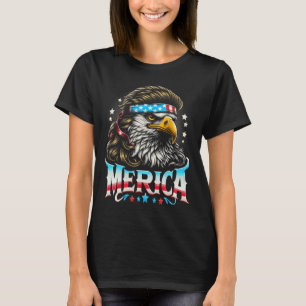 T-shirt 4 juillet Aigle Funny Patriotique Juillet 4 Usa Me