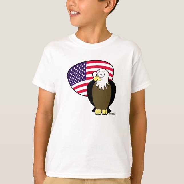 T-shirt 4 juillet Américain Eagle (Devant)