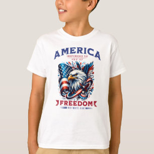 T-shirt 4 juillet American Eagle Sublimation-61901