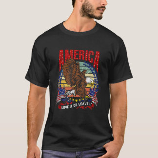 T-shirt 4 juillet Amérique patriotique États-Unis Aigle am