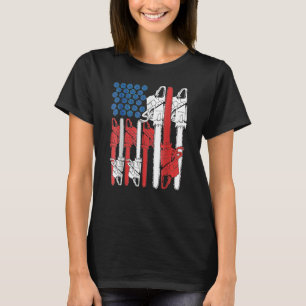 T-shirt 4 juillet Arboris Hommes Arbre Grimpant Papa tronç