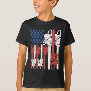 T-shirt 4 juillet Arboriste Chemise Hommes Arbre Grimpeur