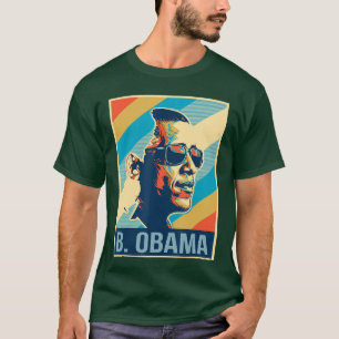 T-shirt 4 juillet Barack Obama Rétro Patriotique Femme Enf