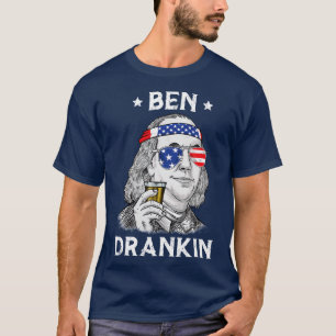T-shirt 4 juillet Ben Drankin Benjamin Franklin