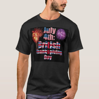 T-shirt 4 juillet britannique