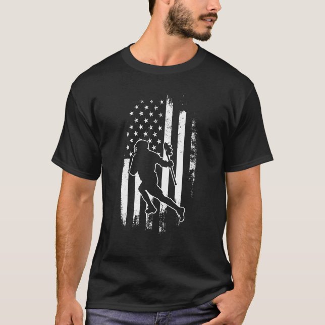 T-shirt 4 juillet Cadeaux Sport Us Distresse Drapeau Améri (Devant)