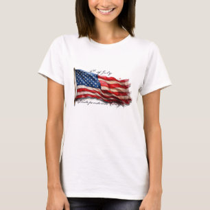 T-shirt 4 juillet – Célébrez avec le drapeau américain
