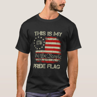 T-shirt 4 juillet C'Est Mon Drapeau De Fierté Usa American