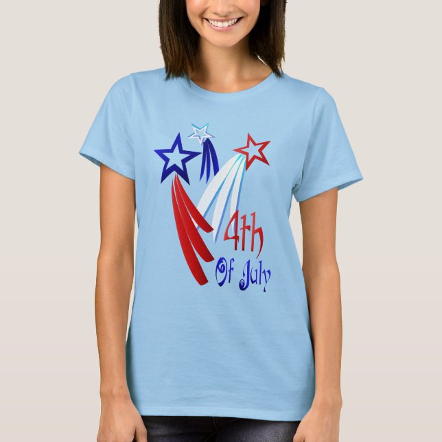 T-shirt 4 juillet Chemise (Devant)