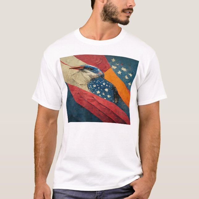 T-shirt 4 juillet chemises de la liberté du jour de l'indé (Devant)
