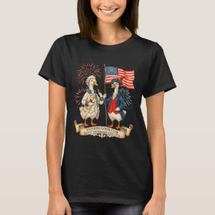 T-shirt 4 juillet Club de l'oie patriotique de la fondatio