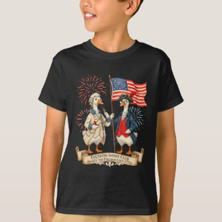 T-shirt 4 juillet Club de l'oie patriotique fondatrice 250
