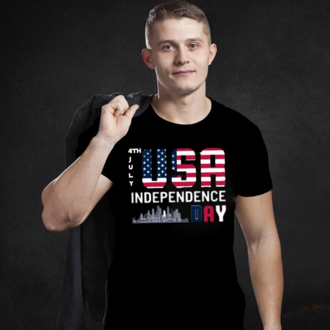 T-shirt 4 juillet - Conception du Jour de l'Indépendance d (Créateur téléchargé)