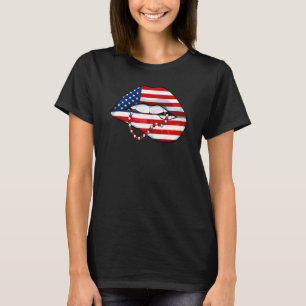 T-shirt 4 juillet Cool Patriotic Ameri