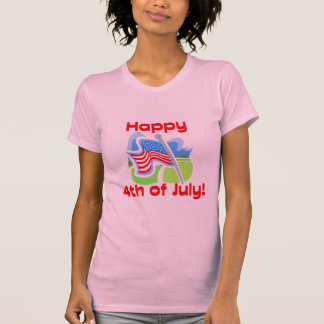 T-shirt 4 juillet couleurs heureuses croquantes