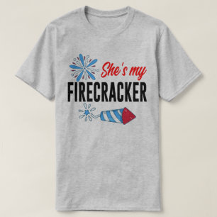 T-shirt 4 juillet Couples Patriotique Couple