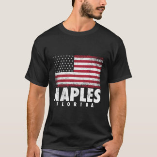 T-shirt 4 juillet Drapeau Américain Naples Florida