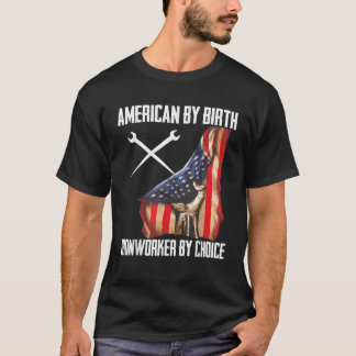 T-shirt 4 juillet Drapeau Américain Par Fer De Naissance P