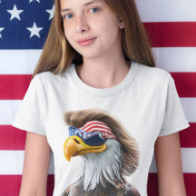 4 juillet drôle : American Bald Eagle et Mullet