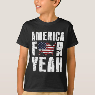 T-shirt 4 juillet drôle - l'Amérique ouais 