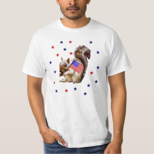 T-shirt 4 juillet écureuil