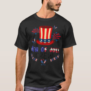 T-shirt 4 juillet Équipage Correspondant aux vêtements de